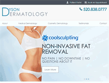 Tablet Screenshot of dysondermatology.com